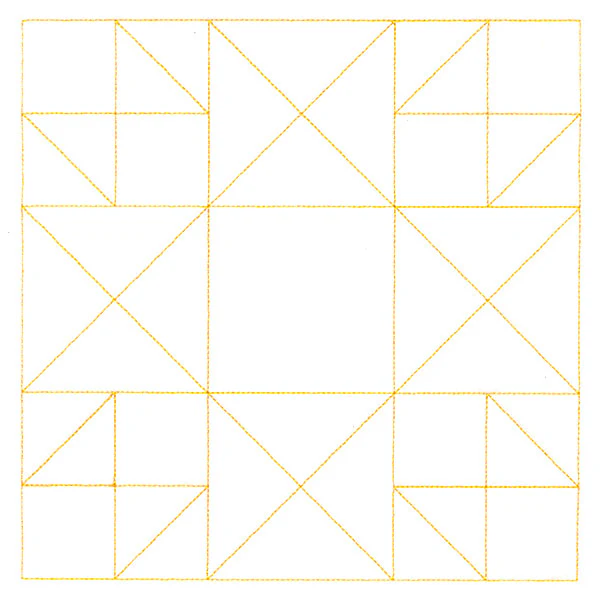 Traditional Quilting II - Crown of Thorns (Double Run) - Image 6
