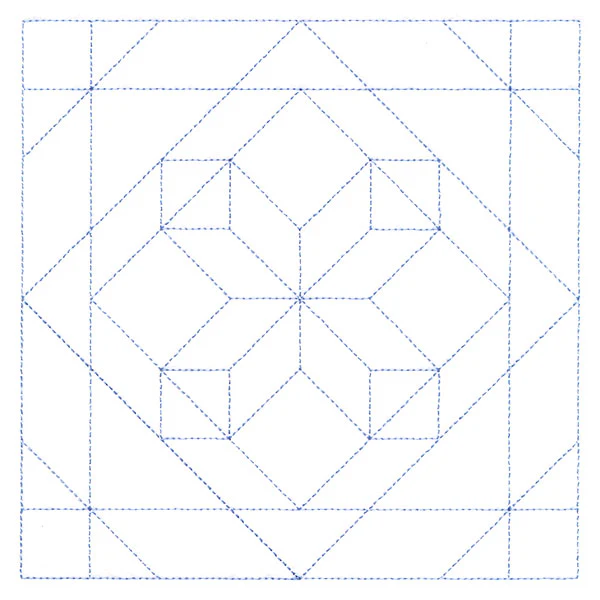 Traditional Quilting - Star and Chains (Double Run) - Image 3