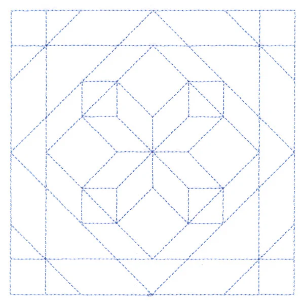 Traditional Quilting - Star and Chains (Double Run) - Image 4