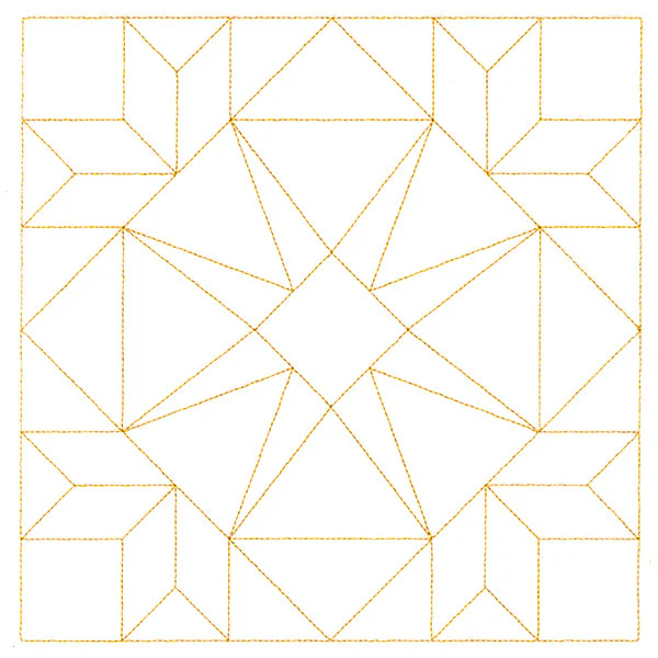 Traditional Quilting - Summer Star Flower (Double Run) - Image 6