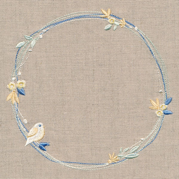 Tranquil Wildflower Wreath - Image 3