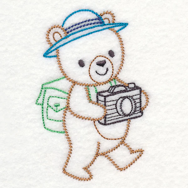 Traveling Teddy Bear - Hiking (Vintage) - Image 2
