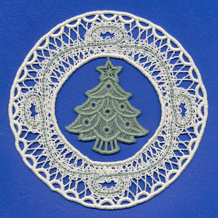 Tree Ornament (Battenburg Lace) - Image 4