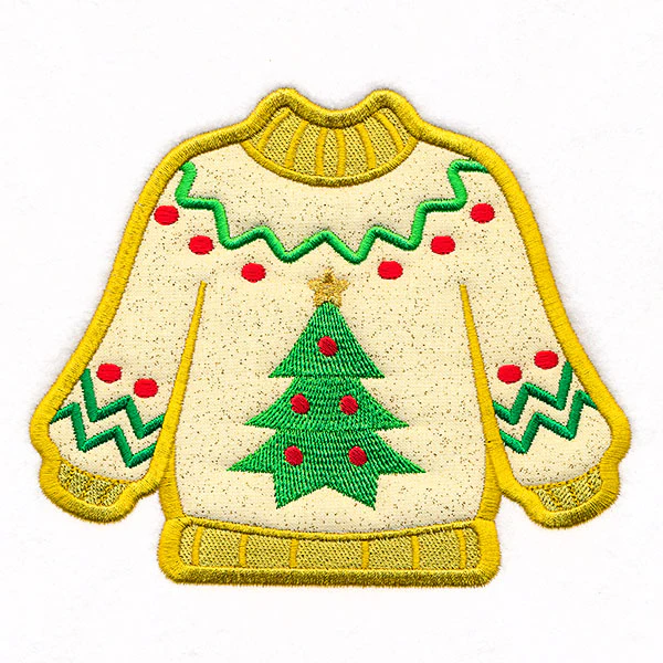 Tree Ugly Christmas Sweater (Applique) - Image 4