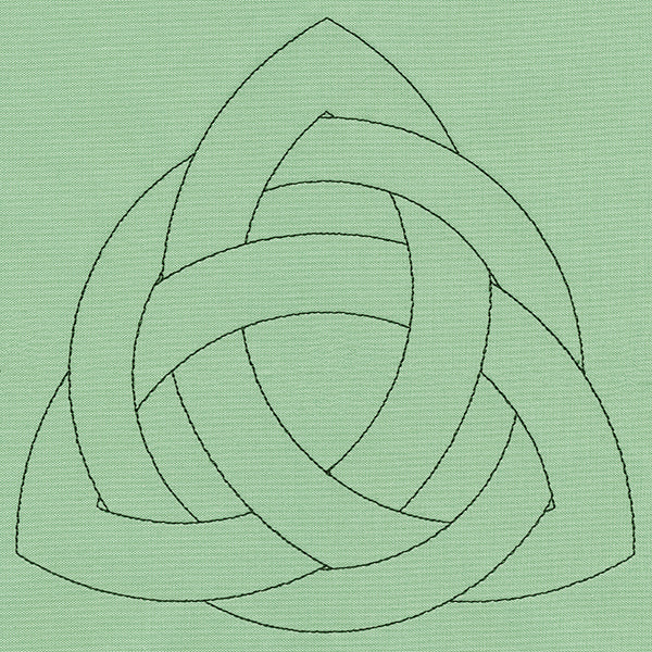 Triquetra Celtic Knotwork (Double Run) - Image 2
