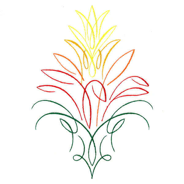 Tropical Calligraphy in Bloom - Bromeliad - Image 2