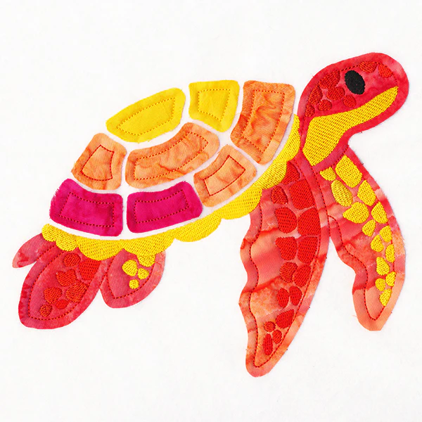 Tropical Dreams Sea Turtle (Crafty Cut Applique) - Image 4