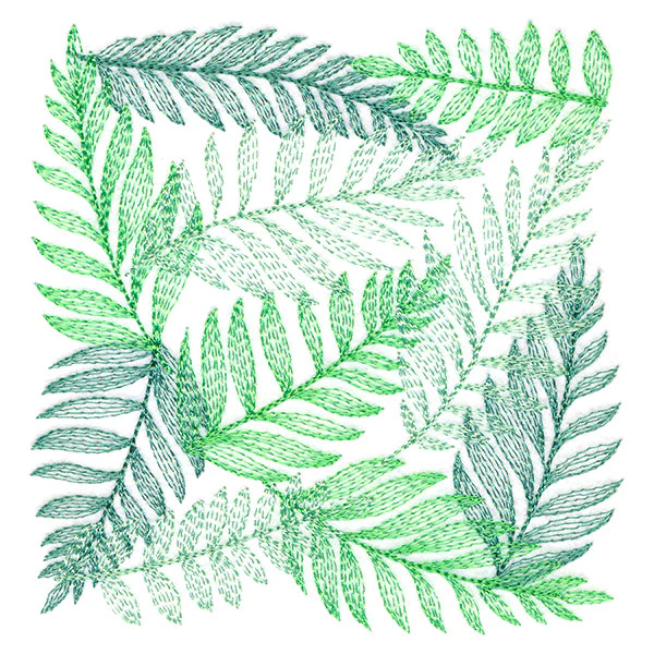 Tropical Fern Square - Image 4