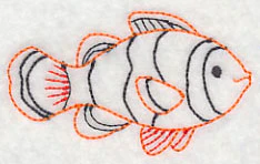 Tropical Fish Clown Fish (Vintage)