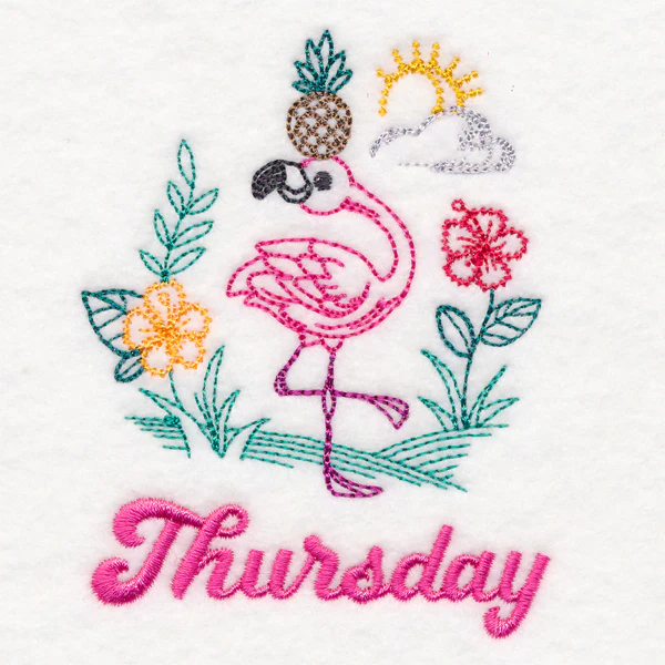 Tropical Flamingo - Thursday (Vintage) - Image 2