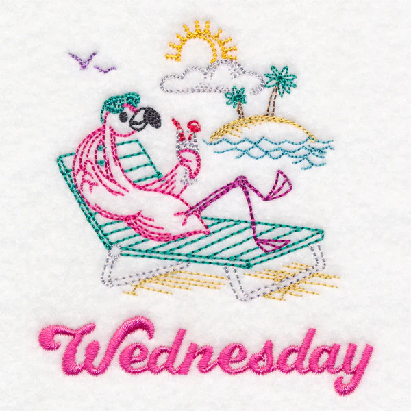 Tropical Flamingo - Wednesday (Vintage) - Image 2