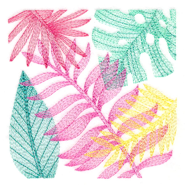 Tropical Fronds Square - Image 4