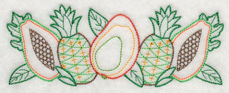 Tropical Fruit Border (Vintage) - Image 4