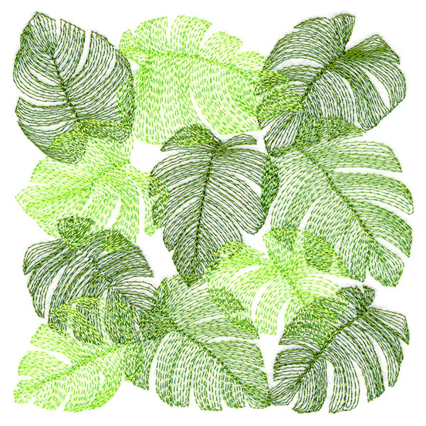 Tropical Monstera Square - Image 7