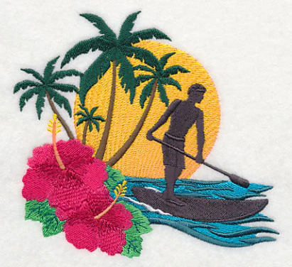 Tropical Paddleboarder - Male - Image 3
