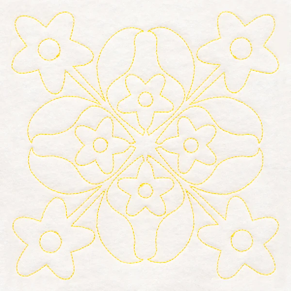 Tropical Paradise Quilting - Fanciful Flowers (Double Run) - Image 3