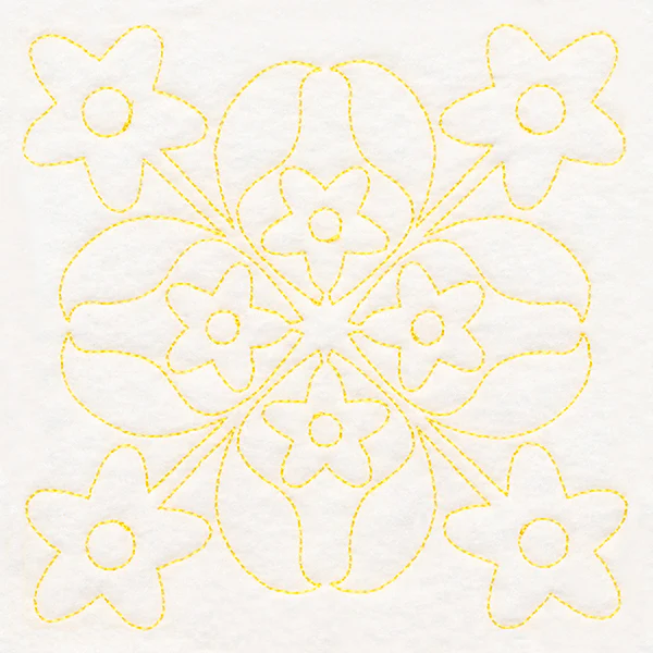 Tropical Paradise Quilting - Fanciful Flowers (Double Run) - Image 4