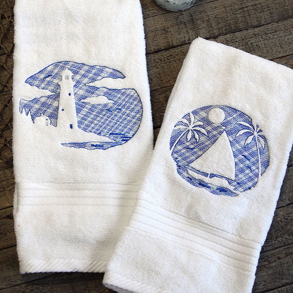 Tropical Sailboat (Embossed) - Image 4