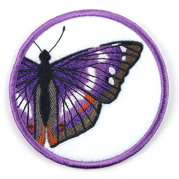 True Beauty Butterfly Coaster - Purple Emperor (In-the-Hoop) - Image 3