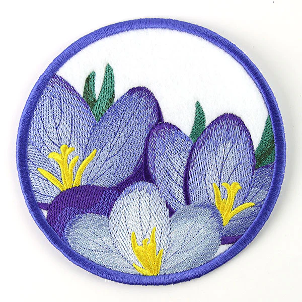 True Beauty Crocus Coaster (In-the-Hoop)
