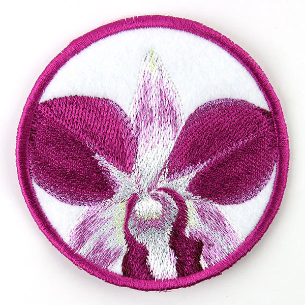True Beauty Orchid Coaster (In-the-Hoop) - Image 2