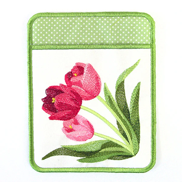 Truly Tulip Pot Holder (In-the-Hoop) - Image 5