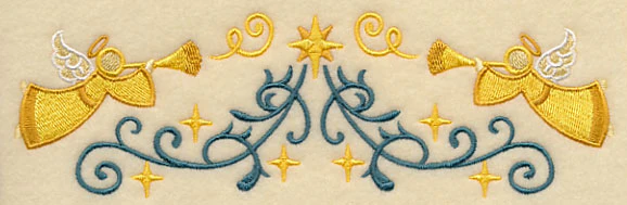 Trumpeting Angel Border - Image 3