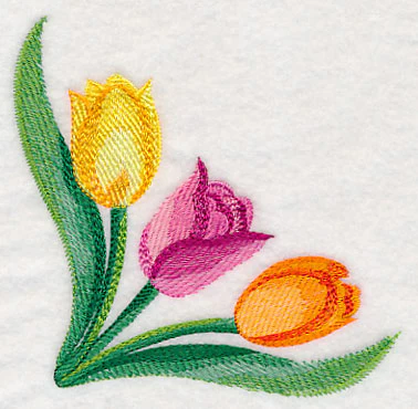 Tulip Corner in Watercolor - Image 6