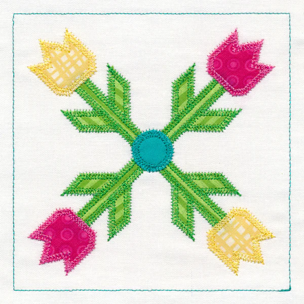 Tulip Quilt Block (In-the-Hoop) - Image 4