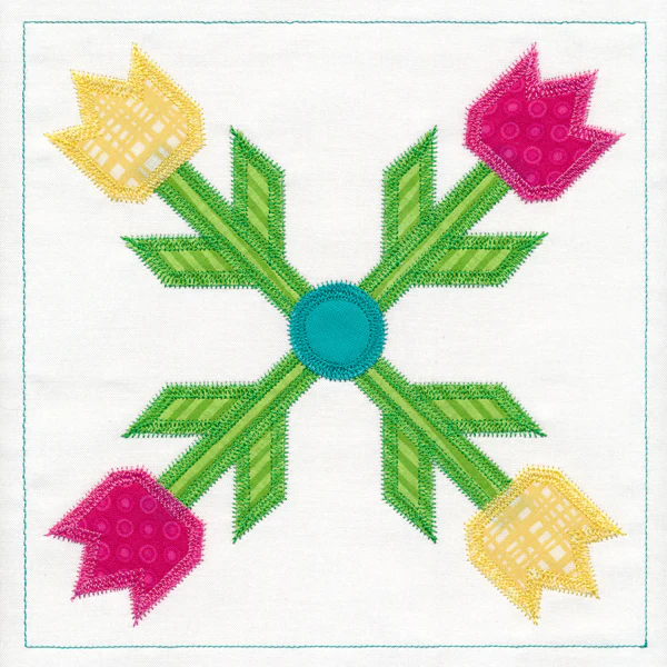 Tulip Quilt Block (In-the-Hoop) - Image 6