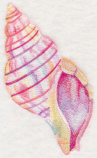 Tulip Shell in Watercolor - Image 4