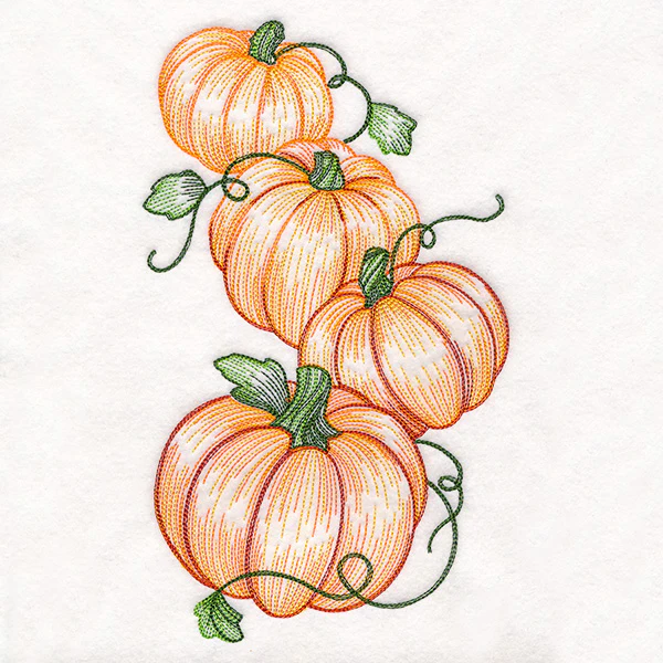 Tumbling Pumpkin Etching
