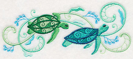 Turtles and Seagreens Border - Image 4