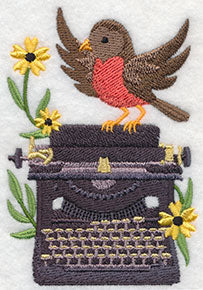Typewriter with Bird - Image 3