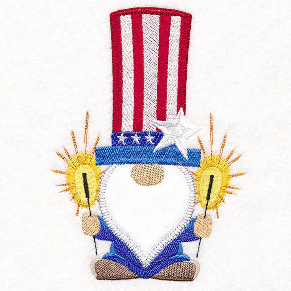 Uncle Sam Gnome (Heirloom Applique) - Image 5