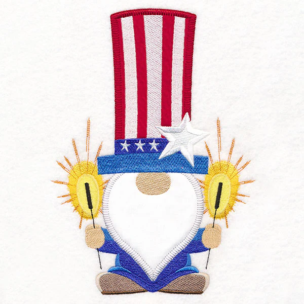 Uncle Sam Gnome (Heirloom Applique) - Image 7