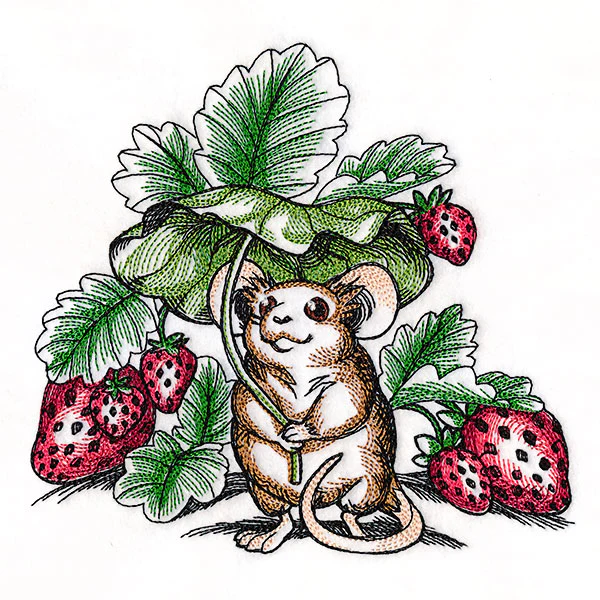 Under the Shade of Strawberries Field Mouse - Image 5