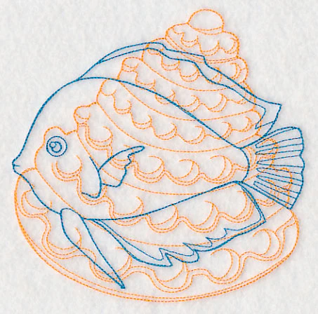 Underwater Discus Fish Medallion - Image 3