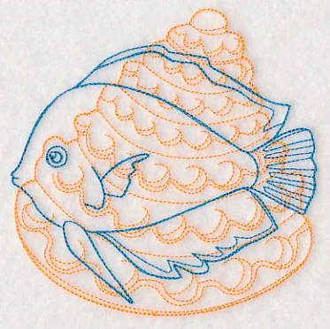 Underwater Discus Fish Medallion - Image 4