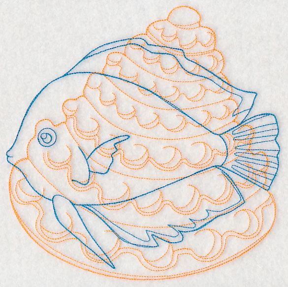 Underwater Discus Fish Medallion - Image 6