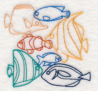 Underwater Fish Collage (Vintage) - Image 5