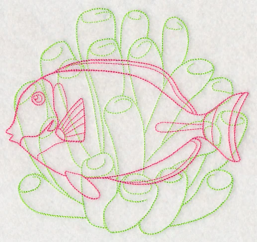Underwater Surgeonfish Medallion 2 - Image 2
