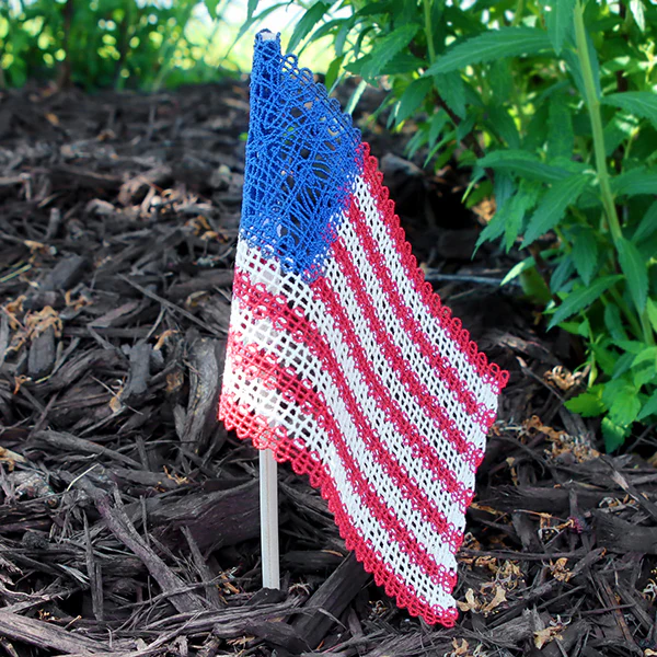 United States Flag (Battenburg Lace) - Image 2
