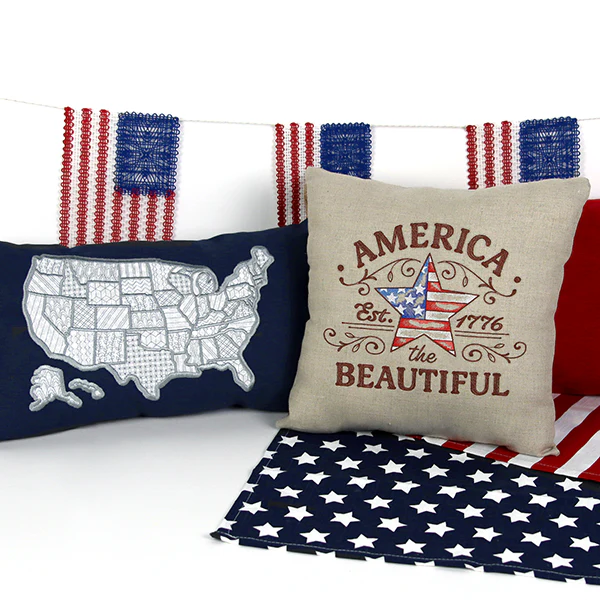United States Flag (Battenburg Lace) - Image 3