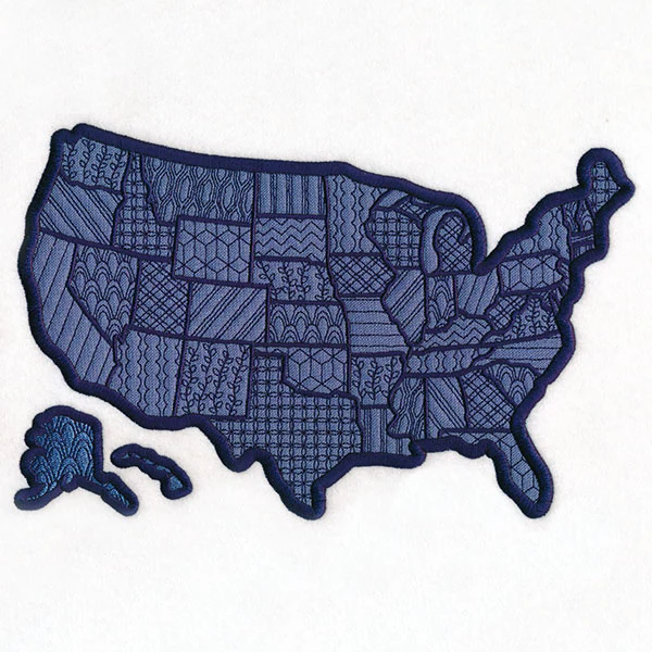 United States of America Map (Applique) - Image 8