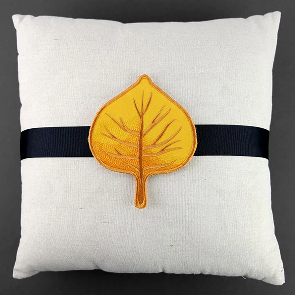 Up and Autumn Pillow Wrap - Aspen Leaf (In-the-Hoop) - Image 4