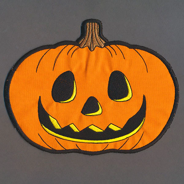 Up and Autumn Pillow Wrap - Jack o' lantern (In-the-Hoop) - Image 8
