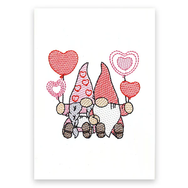 Valentine's Day Gnomes (Cardstock)