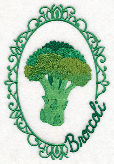 Vegetable Cameo - Broccoli - Image 3