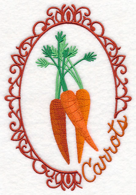 Vegetable Cameo - Carrots - Image 2